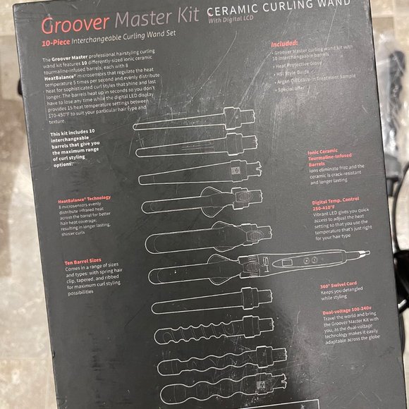 10 PIECE SET curling wand - Picture 2 of 3